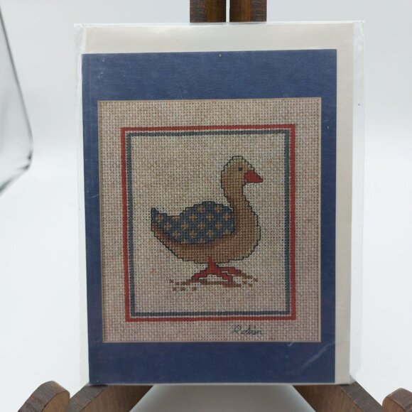 Vintage Duck Cross-Stitch Pattern - Picture 1 of 1